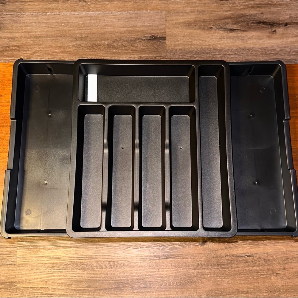 Black Drawer Organizer Tray